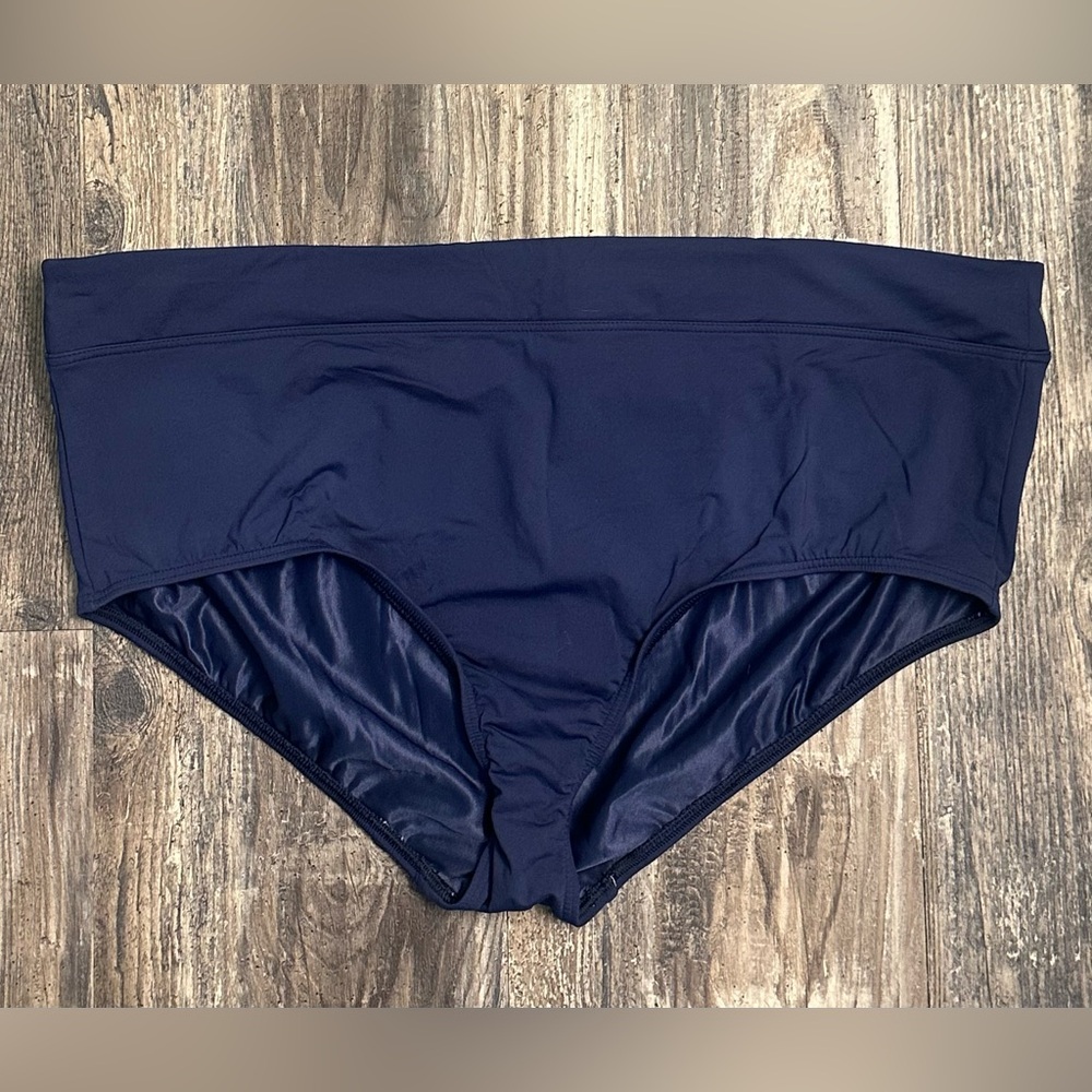Lands End navy swim bottoms women’s 22w